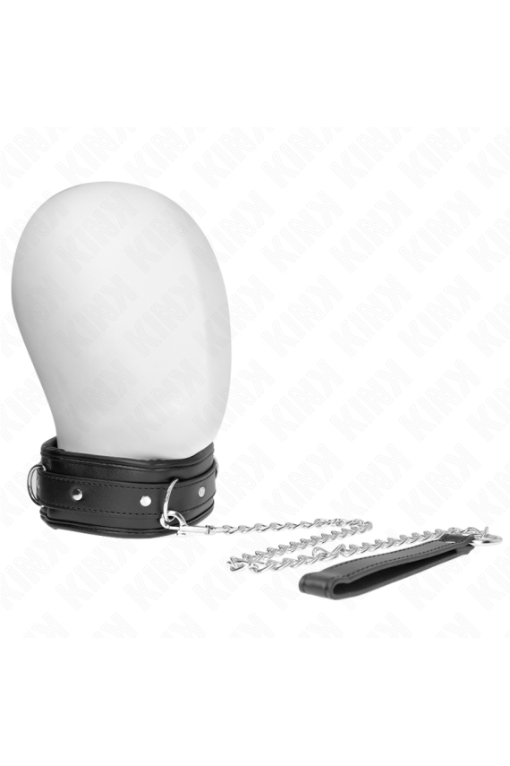 KINK - COLLANA CON CINTURINO IN SIMILPELLE SPUGNA MODELLO 3 REGOLABILE 37-54 CM X 3 CM