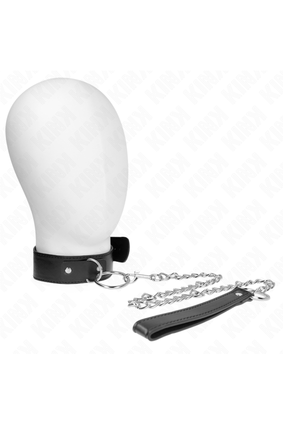 KINK - COLLARE MODELLO BASE CON GUINZAGLIO MODELLO 4 REGOLABILE 36-43 CM
