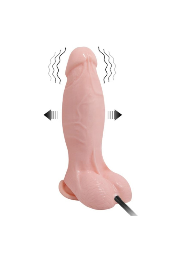 BAILE - DILDO VIBRANTE E GONFIABILE REALISTICO 18.8 CM