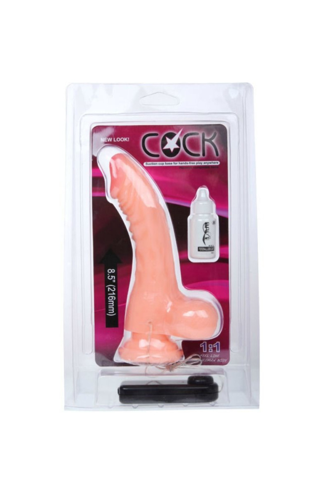 BAILE - DILDO CAZZO REALISTICO CON VIBRAZIONE 21.6 CM