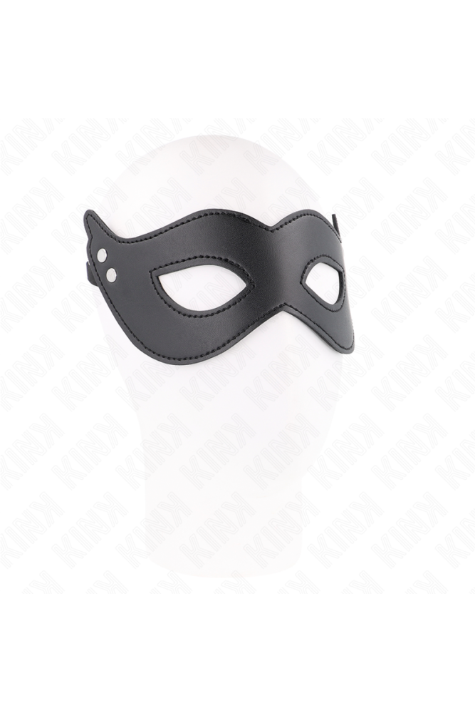 KINK - MASCHERA IN SIMILPELLE CON RIVETTI MODELLO 1 26 x 8 CM