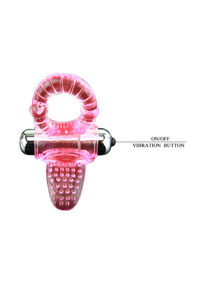 BAILE - ANELLO DOLCE ABS 10 RITMI ANELLO VIBRATORE PENE ROSA