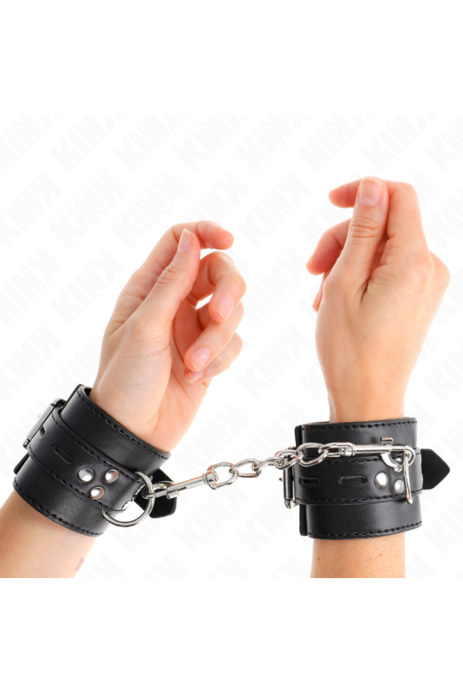 KINK - RESISTENZA DA POLSO NERA CON CINTURA NERA REGOLABILE 17-28 CM X 6 CM