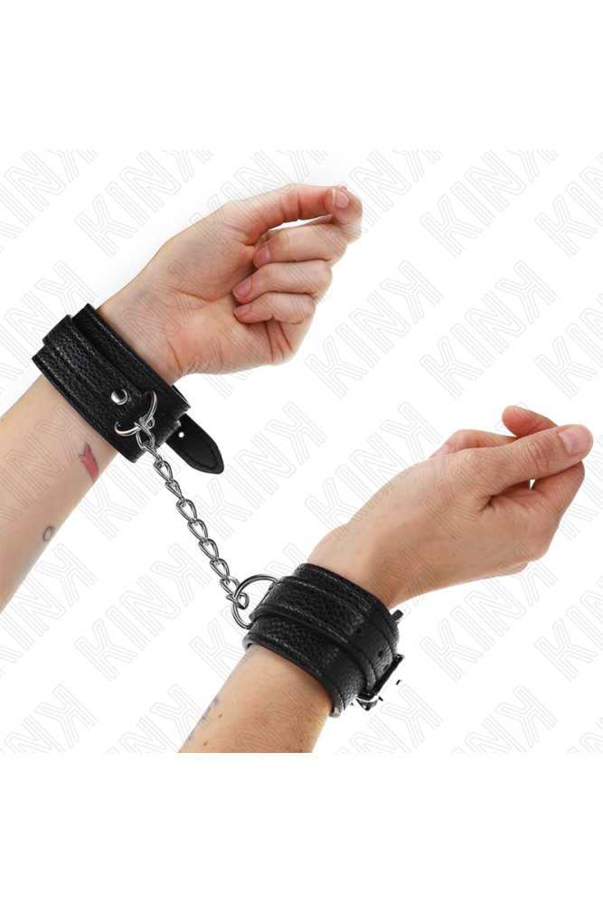 KINK - RESISTENZA DA POLSO CON MOTIVO SERPENTE NERO REGOLABILE 20-28 CM X 5