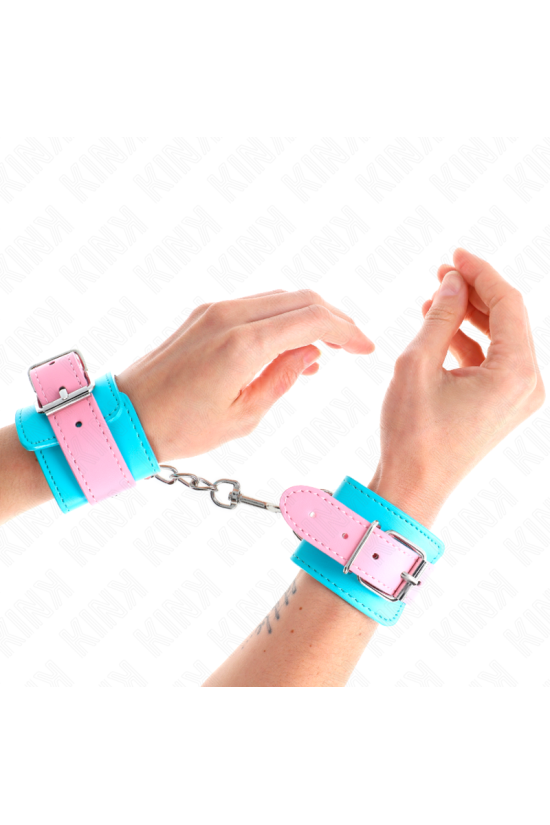 KINK - GRAZIOSI POGGIPOLSI BLU/ROSA REGOLABILI 16-28 CM X 5 CM