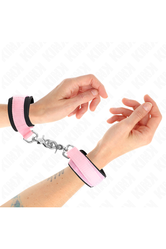 KINK - POGGIPOLSO REGOLABILE IN NEOPRENE ROSA REGOLABILE 22-34 CM