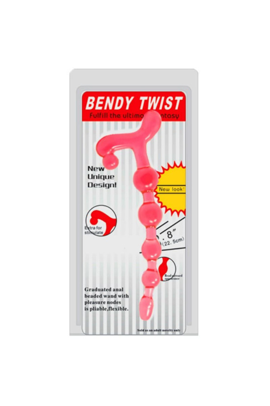 BAILE - SFERE ANAL ROSSE FLESSIBILI TWIST