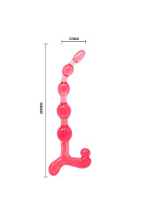 BAILE - SFERE ANAL ROSSE FLESSIBILI TWIST