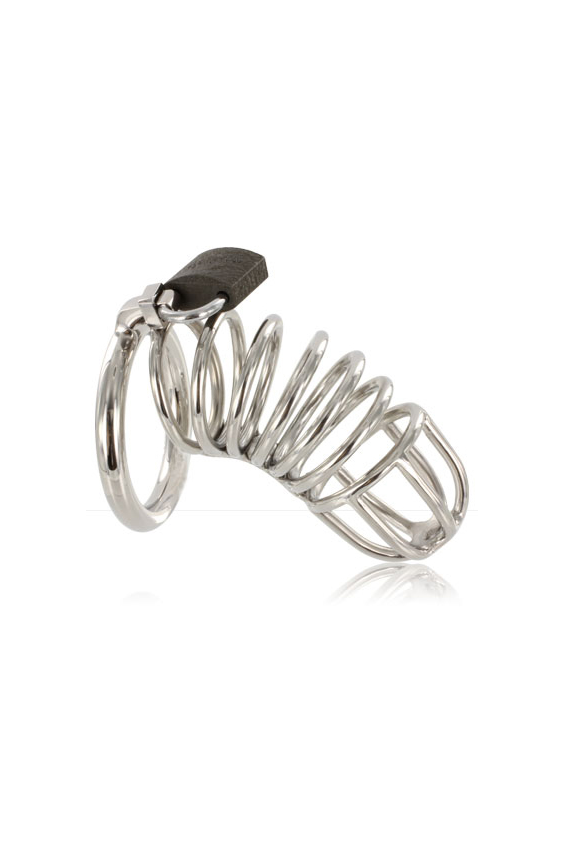 METAL HARD - DISPOSITIVO DI CASTIT CON ANELLO A GABBIA