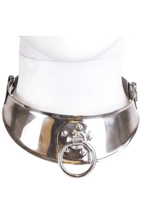 METAL HARD - COLLARE DI TRATTENUTA CON ANELLO