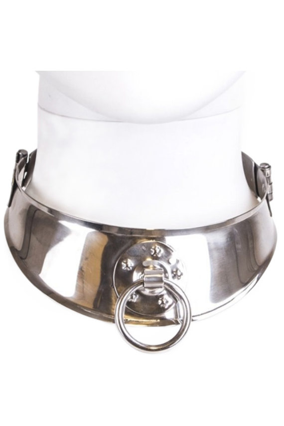 METAL HARD - COLLARE DI TRATTENUTA CON ANELLO