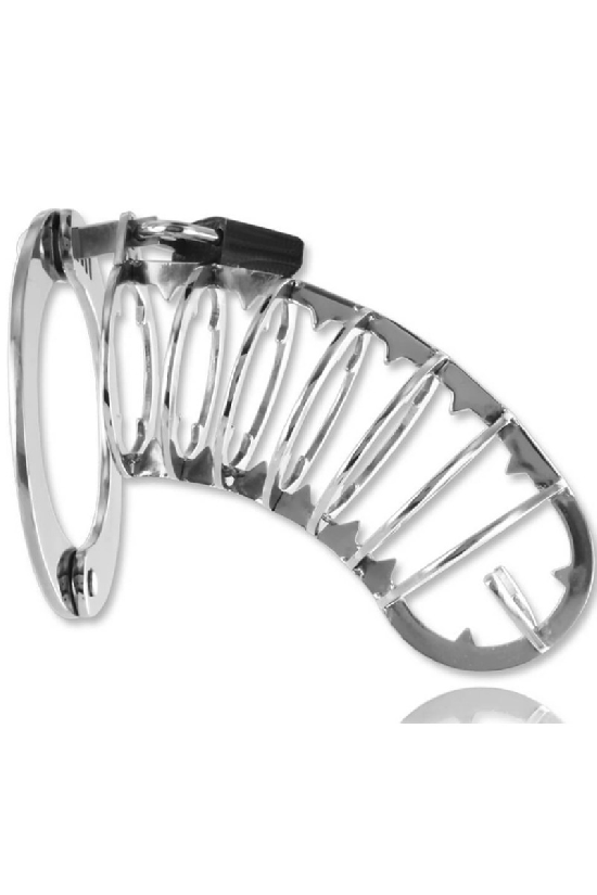 METAL HARD - GABBIA PER PENE METALLICA CON CHIUSURA DI SICUREZZA 14 CM