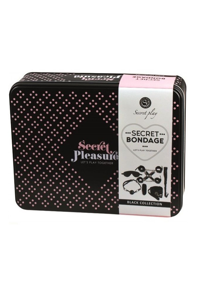 SECRETPLAY - BDSM SET 8 PCS NERO