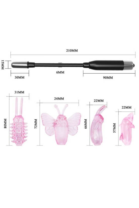 BAILE - STIMOLATORE BACCHETTA MAGICA WIZARD CON VIBRAZIONE