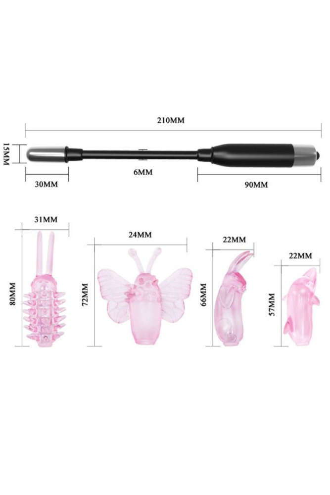 BAILE - STIMOLATORE BACCHETTA MAGICA WIZARD CON VIBRAZIONE