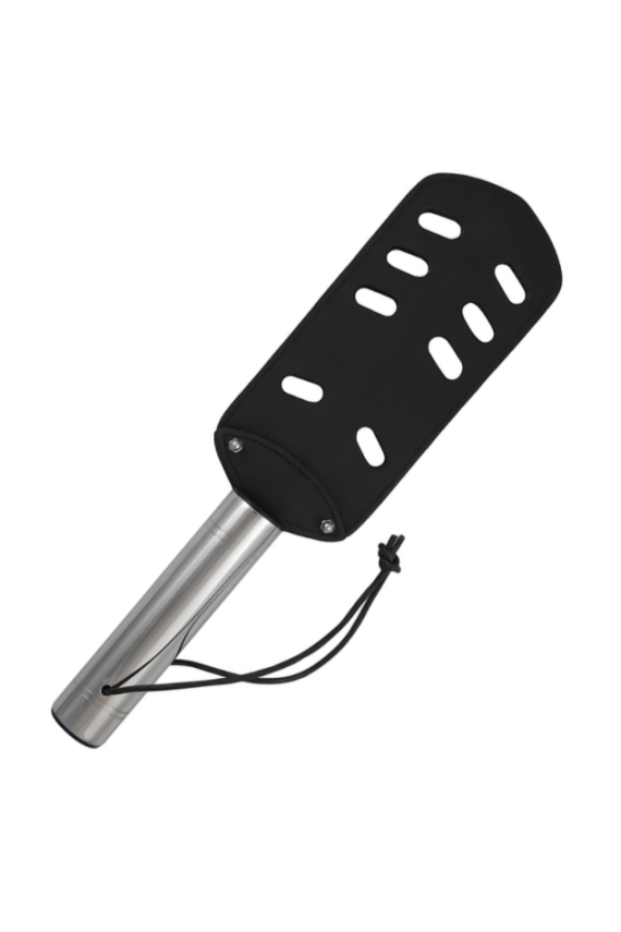 METAL HARD - PAGAIA ORIGINALE IN CUOIO E METALLO - CON FORI