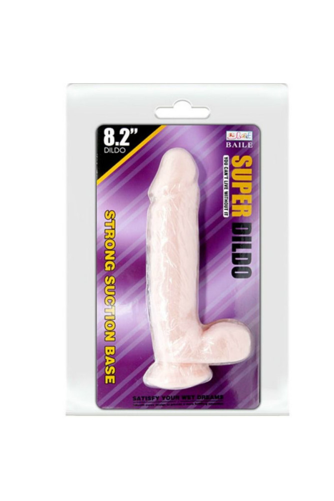 BAILE - DILDO NATURALE SUPER REALISTICO 21.5 CM