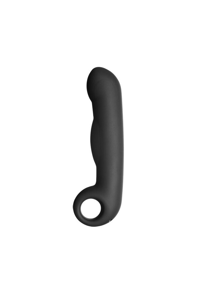 ELECTRASTIM - DILDO IN SILICONE NERO OVID