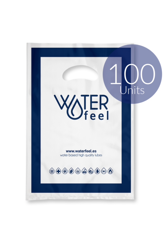WATERFEEL - 100 SACCHETTI PICCOLI IN PLASTICA 25 X 35 CM