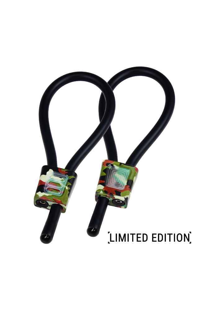 ELECTRASTIM - ANELLI PER IL CAZZO REGOLABILI PRESTIGE ELECTRALOOPS CAMOUFLAGE