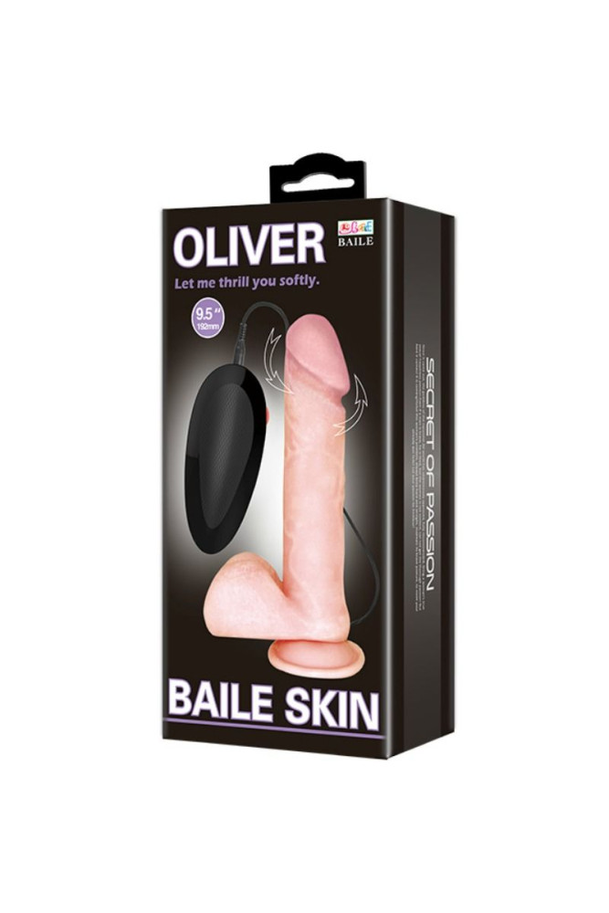 BAILE - VIBRATORE REALISTICO OLIVER CON FUNZIONE DI ROTAZIONE