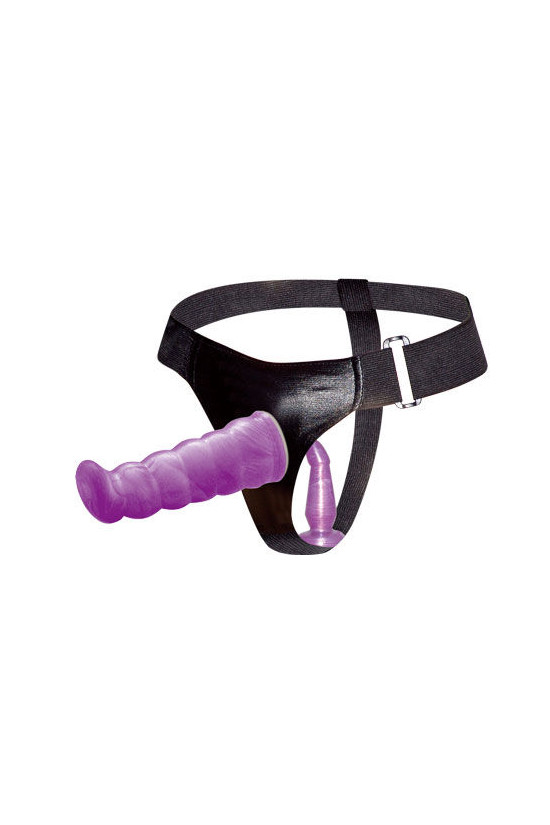 BAILE - PETTORINA ANALE E VAGINALE FEMMINILE LILLA PUNTO G 17 CM