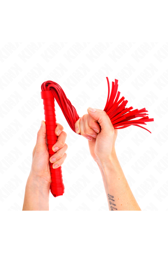KINK - FRUSTA CON MANICO ROSSO STRUTTURATO 48
