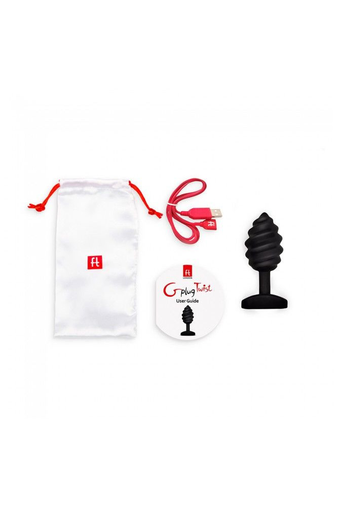 G-VIBE - GPLUG TWIST CON VIBRAZIONE NERA