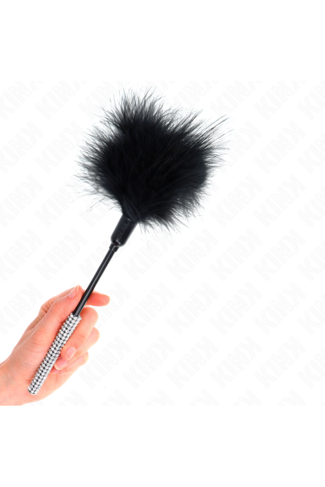 KINK - PIUME TICKLE CON MANICO STRASS 27 CM