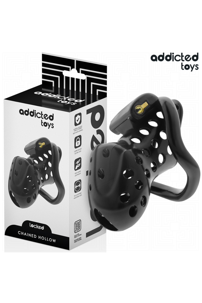 ADDICTED TOYS LOCKED - GABBIA PER PENE CAVA CON CATENA 10