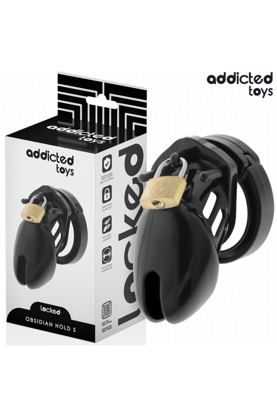 ADDICTED TOYS LOCKED - GABBIA PER PENE OBSIDIAN HOLD TAGLIA S