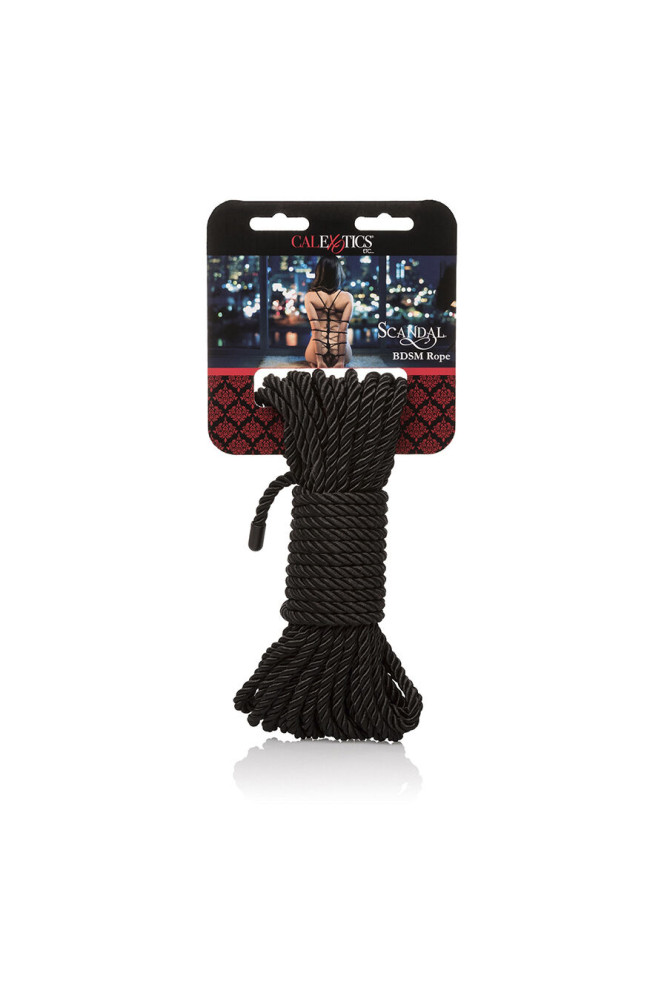 CALEXOTICS - SCANDAL CORDA NERA BDSM 10 M