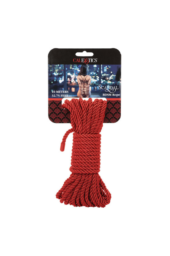 CALEXOTICS - SCANDAL CORDA ROSSA BDSM 10 M