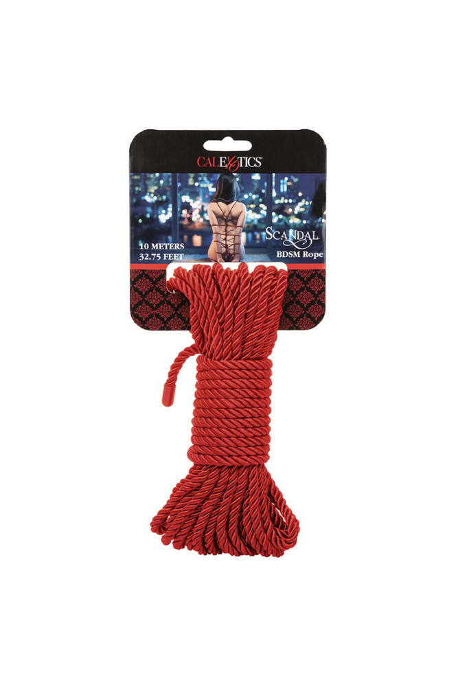 CALEXOTICS - SCANDAL CORDA ROSSA BDSM 10 M