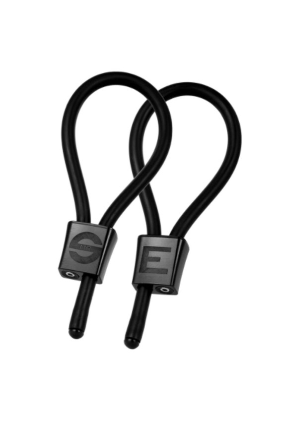 ELECTRASTIM - PRESTIGE ELECTRA LOOPS ANELLI PER IL PENE REGOLABILI NERI