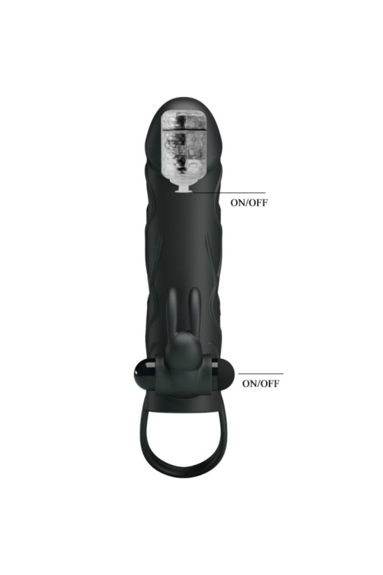 PRETTY LOVE - COPERTURA IN SILICONE CON VIBRAZIONE 14 CM 2.0