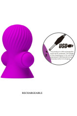 PRETTY LOVE - STIMOLATORE DEL CAPEZZOLO 12 MODALIT DI VIBRAZIONE LILLA