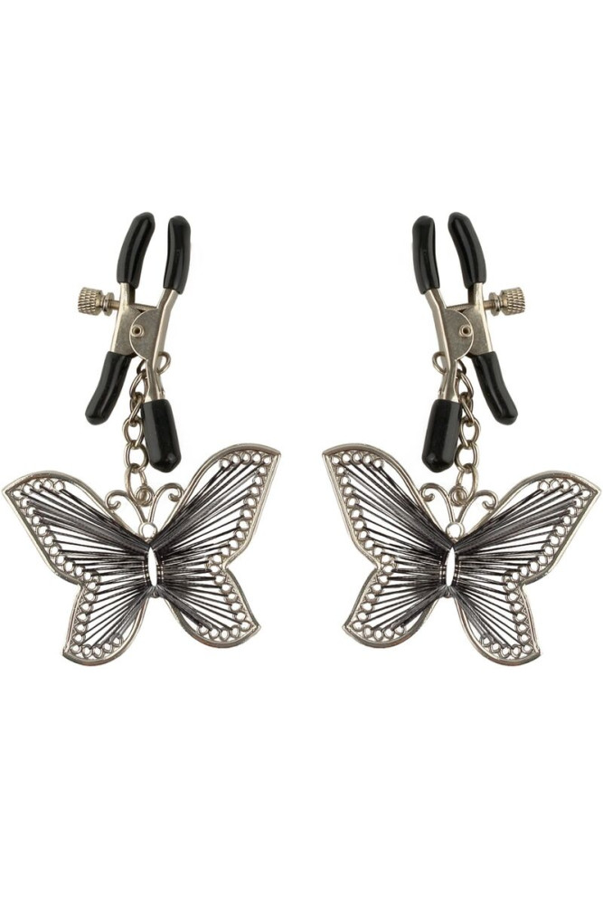 FETISH FANTASY SERIES - MORSETTI PER CAPEZZOLI A FARFALLA