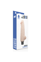 LOVECLONE - VIBRATORE HARALD AUTOLUBRIFICANTE 24 CM -O- 4 CM