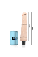 LOVECLONE - VIBRATORE AUTOLUBRIFICANTE RAGNAR 24.5 CM -O- 3.5 CM