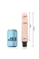 LOVECLONE - VIBRATORE AUTOLUBRIFICANTE FINN 21.2 CM -O- 3.8 CM