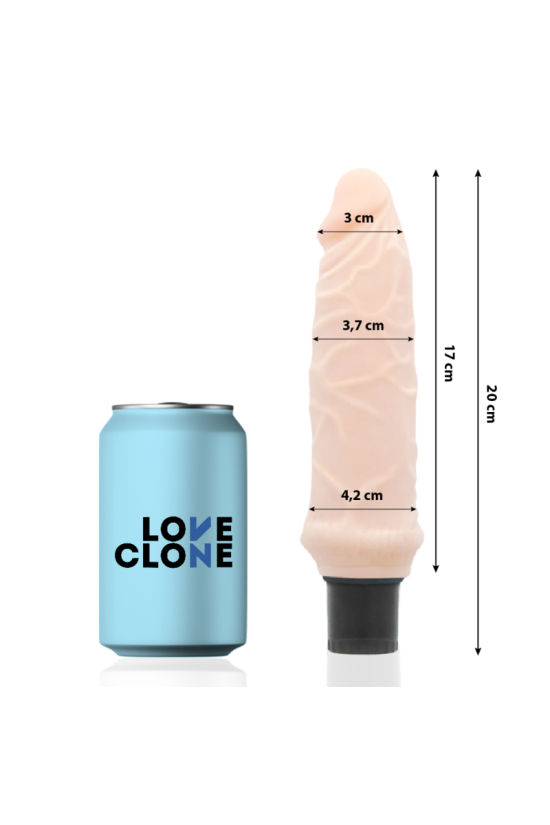 LOVECLONE - IVAR VIBRATORE AUTOLUBRIFICANTE 20 CM -O- 3.7 CM