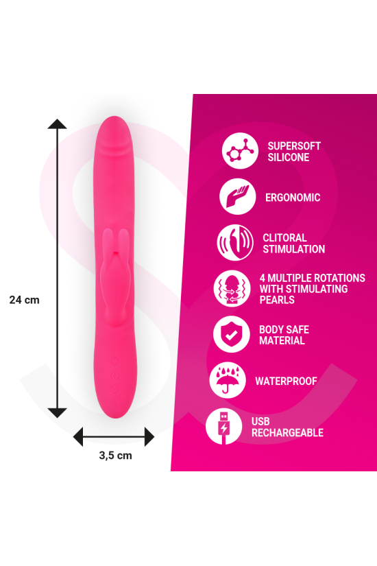 MORESSA - VIBRATORE SOMER PREMIUM A ROTAZIONE MULTIPLA