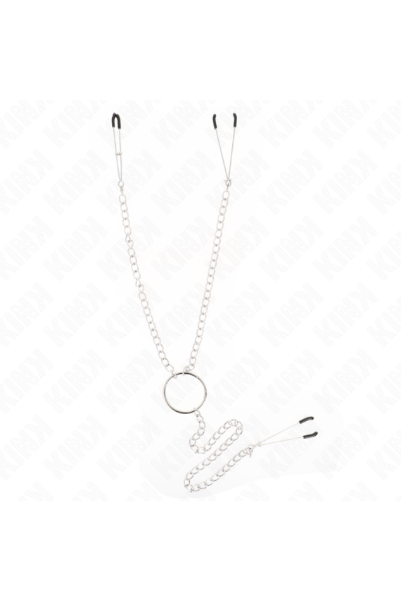 KINK - PINZE PER CAPEZZOLI TRIPLI E CLIT CON CATENA MODELLO 1