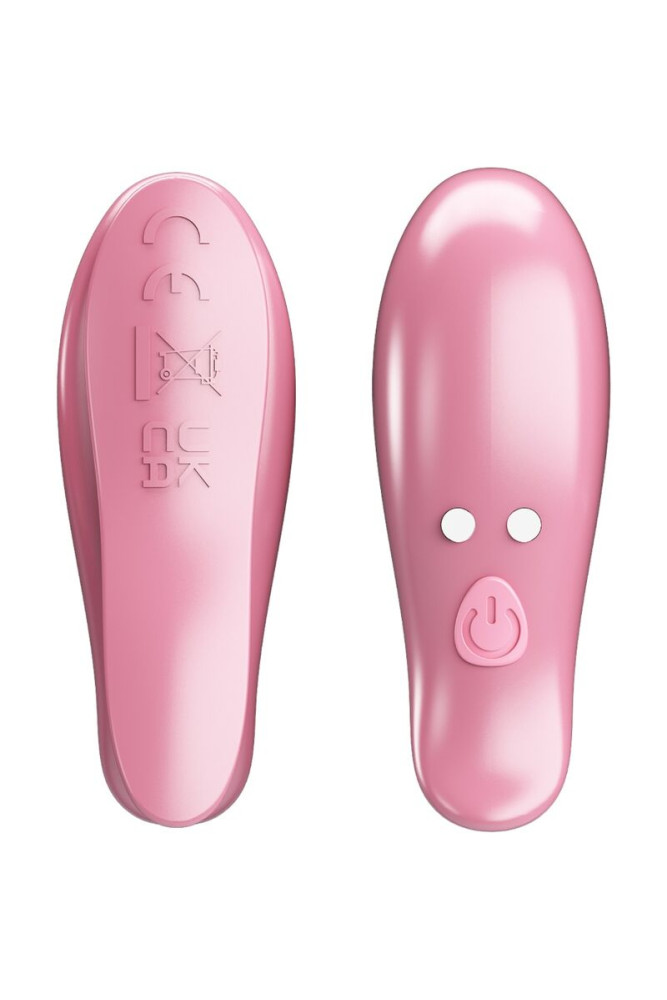 PRETTY LOVE - MORSETTI PER CAPEZZOLI CAILEY 10 VIBRAZIONI TELECOMANDO ROSA