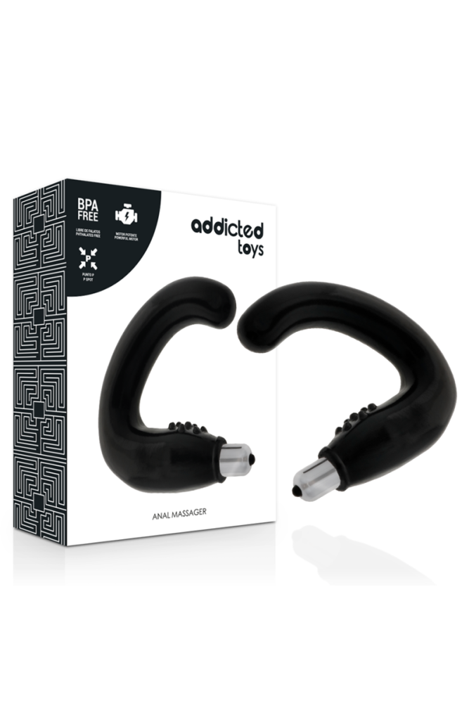 ADDICTED TOYS - MASSAGGIATORE ANALE NERO