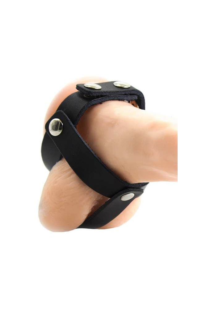 GABBIA A SFERA IN CUOIO FETISH OHMAMA