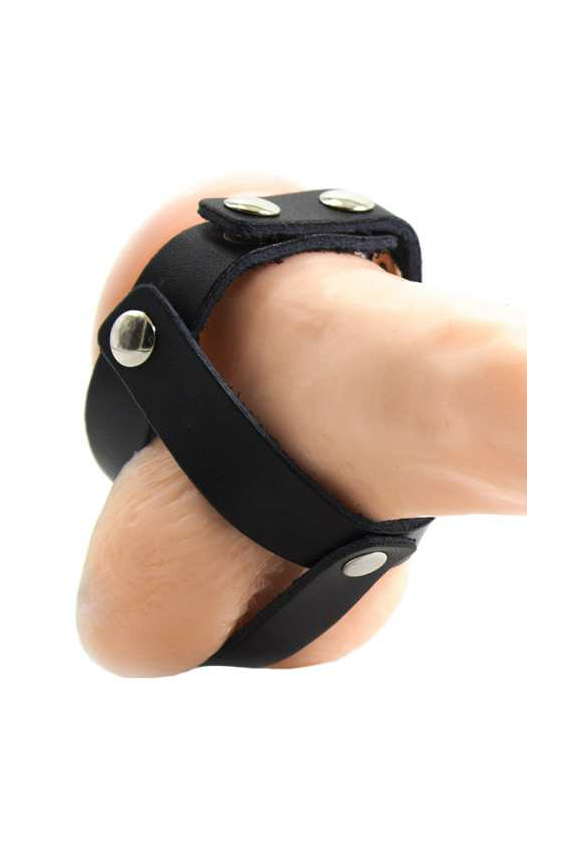 GABBIA A SFERA IN CUOIO FETISH OHMAMA