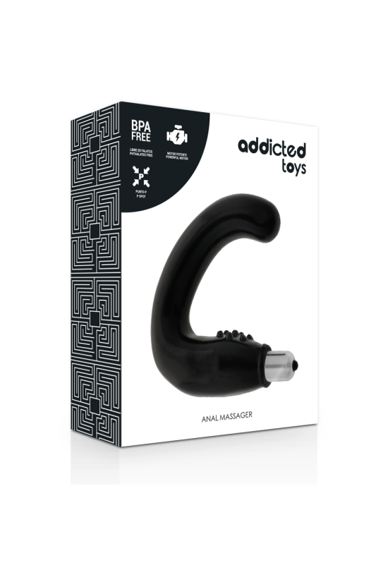 ADDICTED TOYS - MASSAGGIATORE ANALE NERO