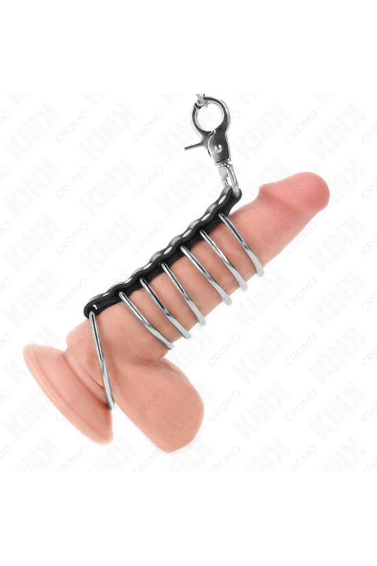 KINK - 7 ANELLI PER PENE IN METALLO DA 3